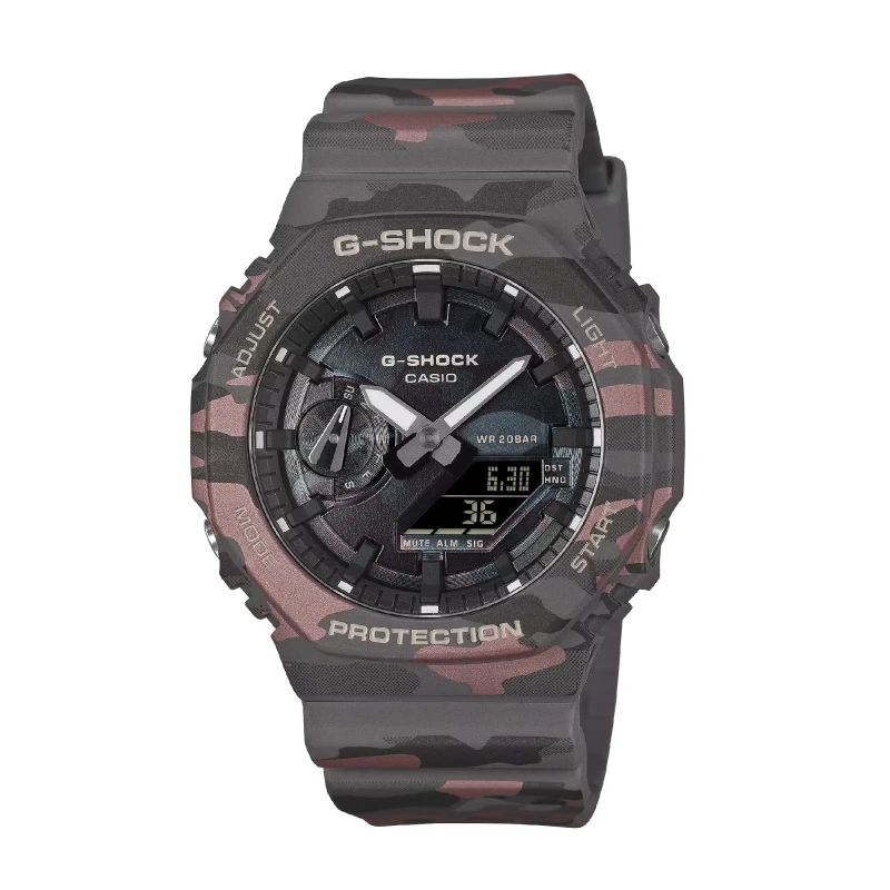 Casio G-Shock Gray Dial Ana-Digital Sporty Men's Watch- GA-2100CMD-8A